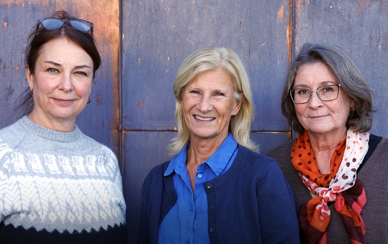 Charlotte Ahlström, Eva Norén och Anne-Lie Hellström 